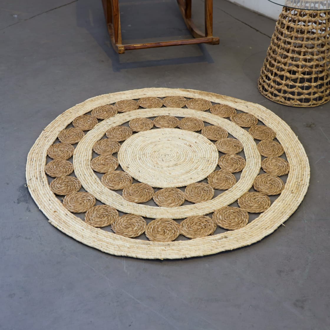 Bodhi Jute Hippie Circle Rug